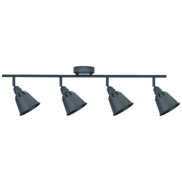 Plafon LAMPA sufitowa FIONA 4 311986 Polux metalowa OPRAWA regulowane retro reflektorki czarne