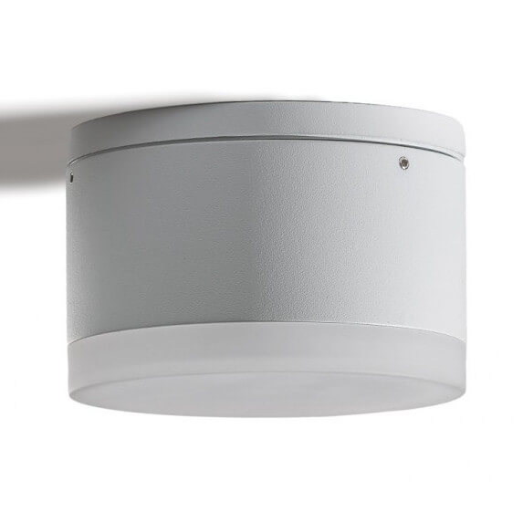 Przysufitowa lampa okrąg APULIA AZ4334 LED 8W 3000K IP54 na zewnątrz biały