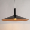 Zwisająca lampa Capri 41009 Sigma do salonu disc czarna miedziana