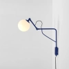 Kinkiet ścienny regulowany SOHO 1105C25_M metalowy kobaltowy