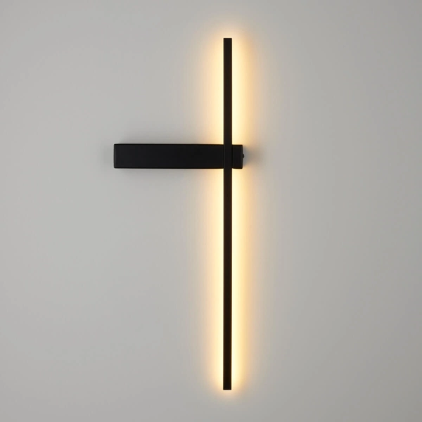 Salonowa lampa ścienna SOUL SP-MD1022S-BLACK LED 9W 3000K stick czarna