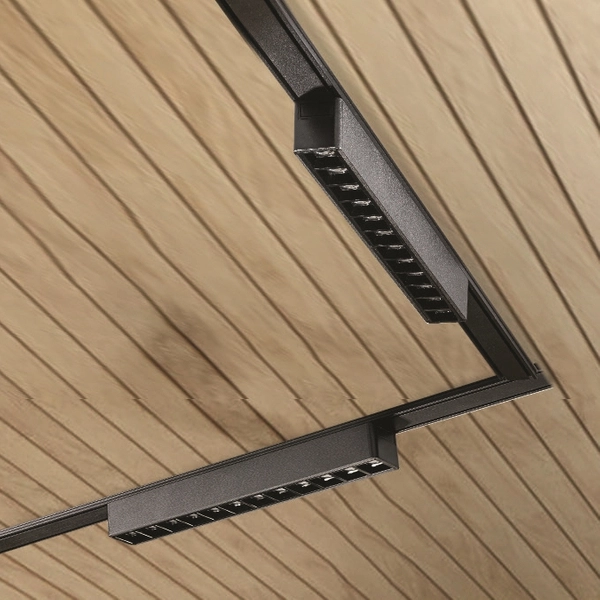 Lampa ledowa do szyn magnetycznych Kira 12W 3000K czarna