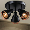 Plafon LAMPA loftowa NERIA 98-83111 Candellux regulowana OPRAWA sufitowe reflektorki plafoniera metalowa czarna miedziana