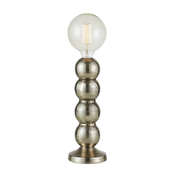 Kulista lampa stołowa Gong 108781 Markslojd szkło przezroczysty srebrny