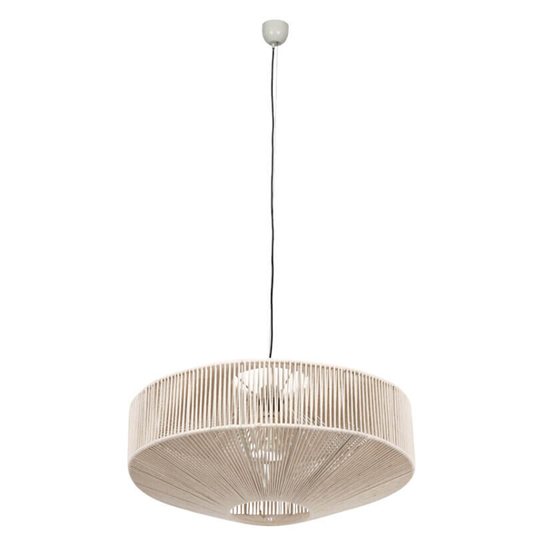Wisząca lampa salonowa SVEA 364790144 Trio do jadalni eco beżowa