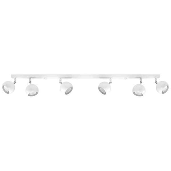 LAMPA sufitowa SL.0442 regulowana OPRAWA listwa SPOT reflektorki kule balls białe