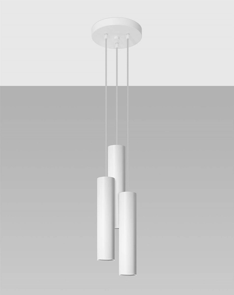 Wisząca lampa jadalniana SL.1078 kaskada biała nad stół