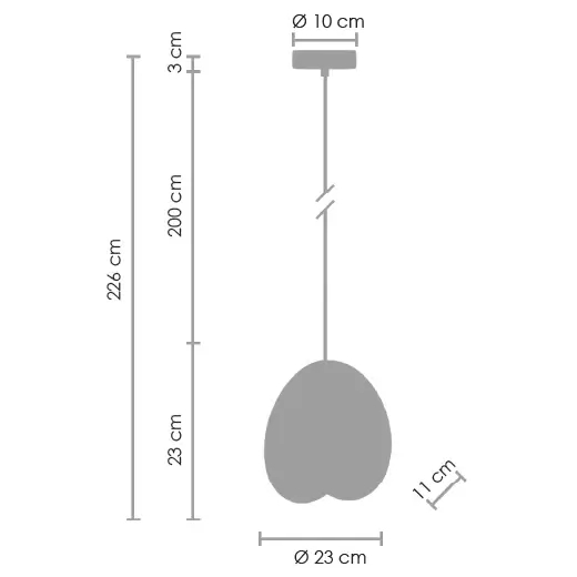 Metalowa lampa zwisowa Pills ST-5819 S WHITE S Step nad wyspę okrągła biała