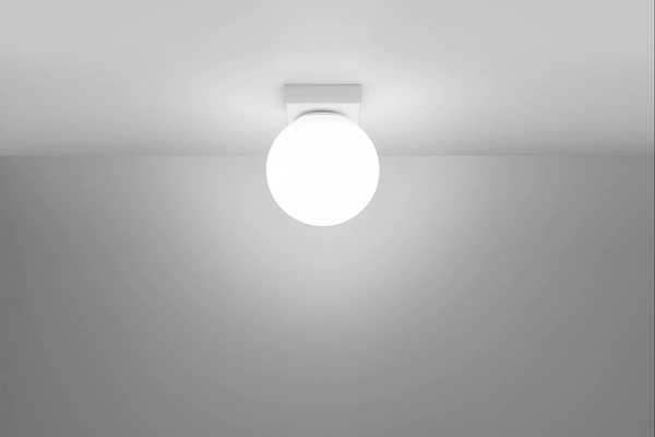 Lampa sufitowa Yoli SL.1146 Sollux kula do przedpokoju biała