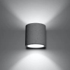 Kinkiet LAMPA ścienna SL.0486 betonowa OPRAWA tuba okrągła beton OUTLET