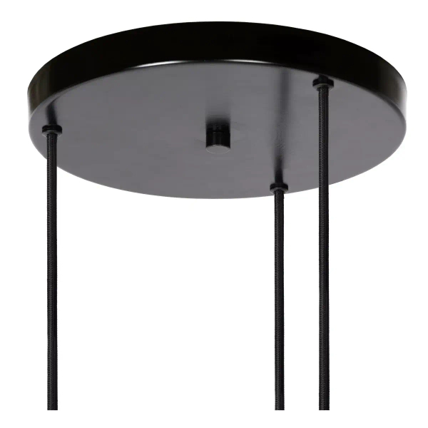 Zwieszana lampa tuba ORLANDO 74404/13/65 Lucide przydymiony czarny