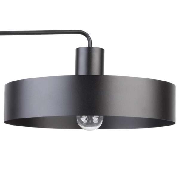 Plafon LAMPA sufitowa VASCO 31549 Sigma loftowa OPRAWA metalowa na wysięgniku czarna