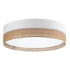 Lampa sufitowa jutowa Linobianco 6578 TK Lighting ekologiczna brązowa biała