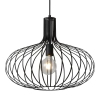 Lampa wisząca druciana Manuela 78374/50/30 Lucide do salonu metalowa czarna