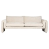 Dwuosobowa sofa Grayson S5143 WHITE CHENILLE Richmond Interiors szenilowa biała