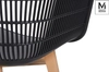 Krzesło Basket Arm Wood PW502T.ASCH drewniane czarne 