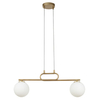 Modernistyczna lampa wisząca molekuły Tes 33632 Sigma kule biała złota