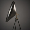 Lampa stojąca satelita L&-196562 Light& na trójnogu czarna nikiel