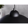 Wisząca lampa do jadalni Retro ABR-GEO Abruzzo kopuła czarna złota