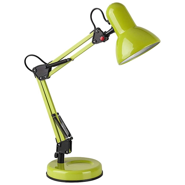 Stojąca LAMPA stołowa SAMSON 4178 Rabalux metalowa LAMPKA biurkowa regulowany reflektorek loftowy zielony