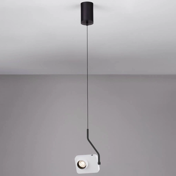 Lampa wisząca PARINAS LE44502 LED 9W 3000K biała z regulacją czarna