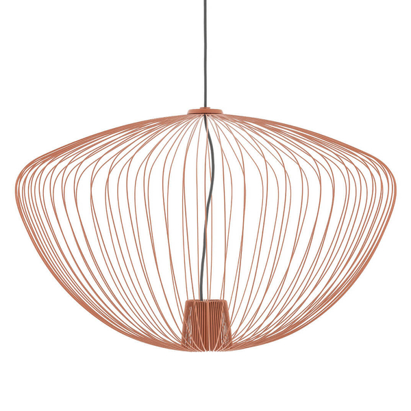 Wisząca lampa druciana PUMPKIN 11494 salonowa terakota