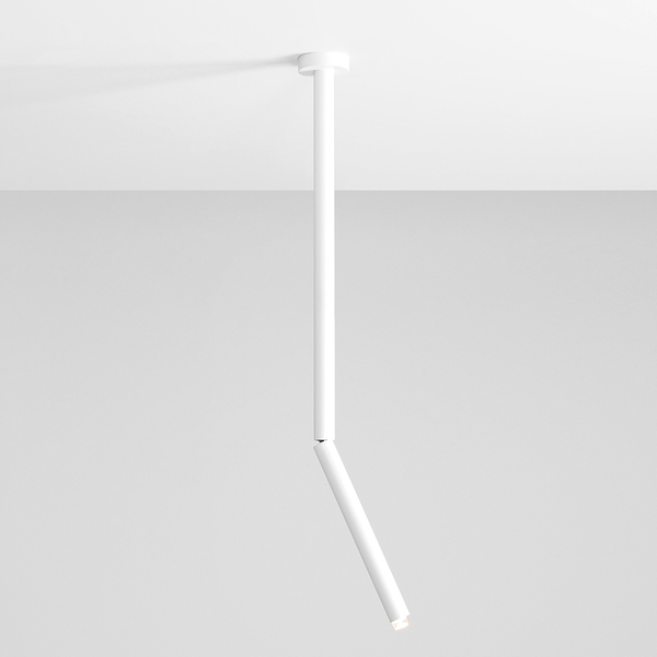 Biała lampa sufitowa Stick 1084PL_G_M Aldex regulowana minimalistyczna tuba