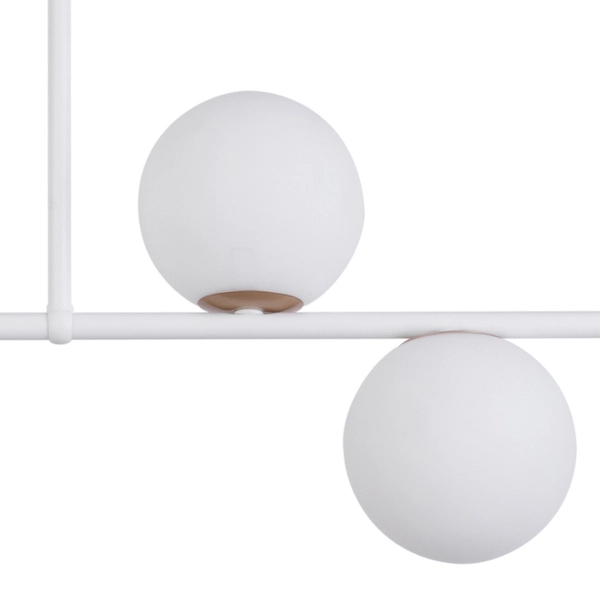 LAMPA sufitowa GAMA 33187 Sigma loftowa OPRAWA szklane kule balls modernistyczne molekuły białe