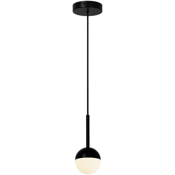 Lampa wisząca do salonu kulista CONTINA 2113153003 czarny