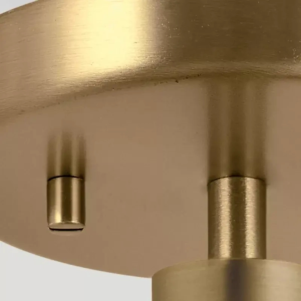 Wisząca lampa fasetowana Windsor mosiadz 1xE27 do jadalni nad stół ELS-WINDSOR-P-PNBR
