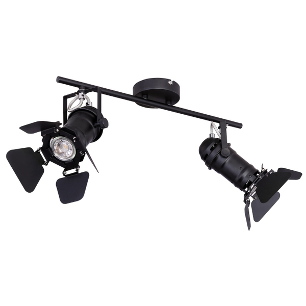Regulowana lampa sufitowa retro EGON 54650-2B czarny