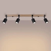 Lampa sufitowa na belce Fager SL.1346 Sollux do jadalni czarna