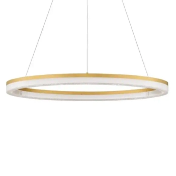 Pierścieniowa lampa wisząca LANTELVO LE45392 LED 41W 2700-4000K złota