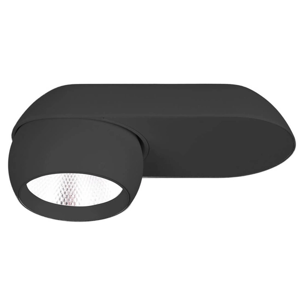 Lampa nasufitowa z regulacją ZEUS C0264 LED 10W 3000K czarna