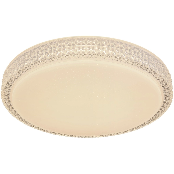 Plafon LAMPA sufitowa OVI 41749-22 Globo okrągła OPRAWA glamour crystal LED 22W 3000K - 6500K kryształki biały - przezroczys