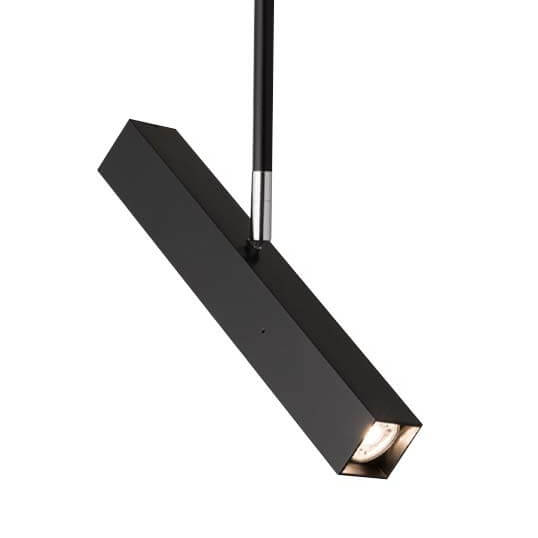 Regulowana LAMPA plafon MITSUMA 7990 Shilo metalowa OPRAWA prostokątna do systemu szynowego czarna