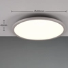 Minimalistyczny plafon Yuma 641710287 LED 20W 3000-6500K biały srebrny