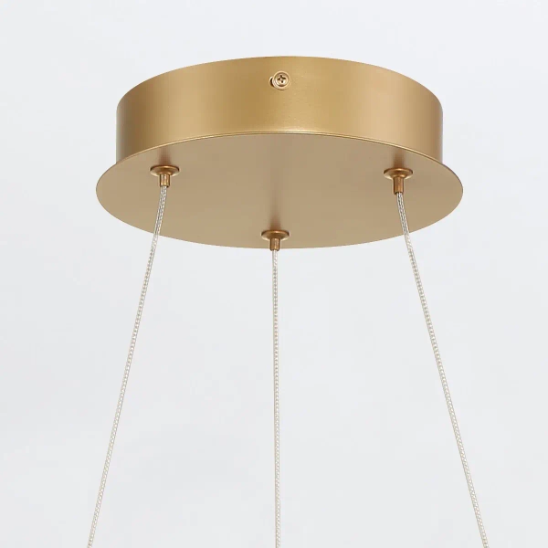 Ledowa lampa wisząca Cadoux QN-CADOUX-P-BG 54W 3000K okragła złoty