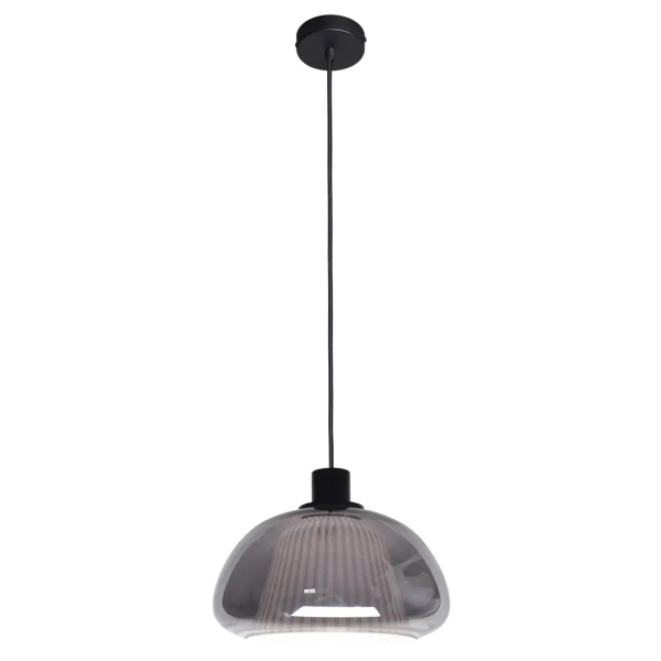 Żyrandol szklany nad wyspę Apiro PND-84638-BK-SG przydymiony