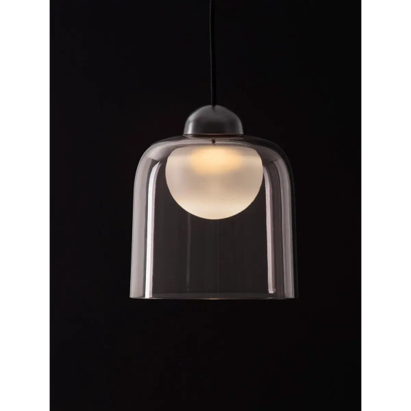 Cylindryczna wisząca lampa TAVENCO LE45211 LED 5W 3000K do jadalni czarny