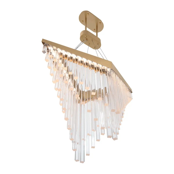 Wisząca lampa nad wyspę Vivien QN-VIVIEN-P-L-BG LED 40W 3000K złota