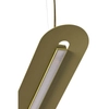 Wisząca lampa metalowa Senkei SNA61414P4 LED 19,2W 4000K nad stół oliwkowa