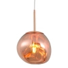 Wisząca lampa Glam MP-1239-180 Step kula organic miedziana