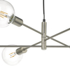 Lampa wisząca do salonu Alana ALA0646 Dar Lighting metalowa chrom