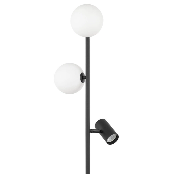 Stojąca lampa podłogowa Vox 16063 balls sopel do salonu czarna biała
