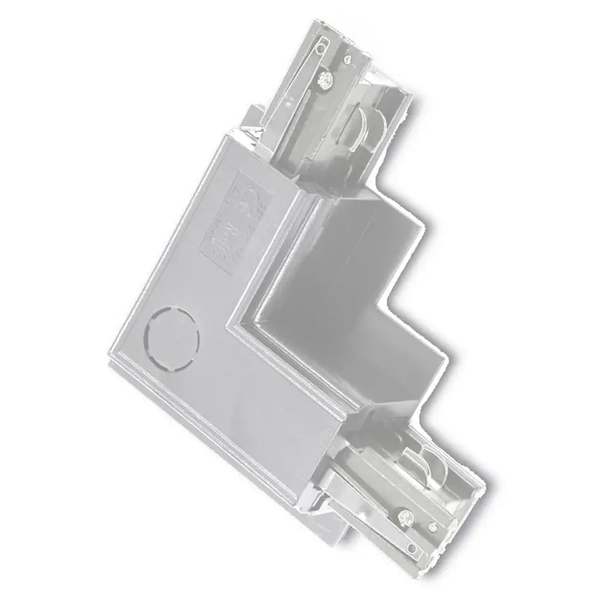 Złącze-L prawe podtynkowe do szynoprzewodu TRACK AZ5437 Azzardo białe