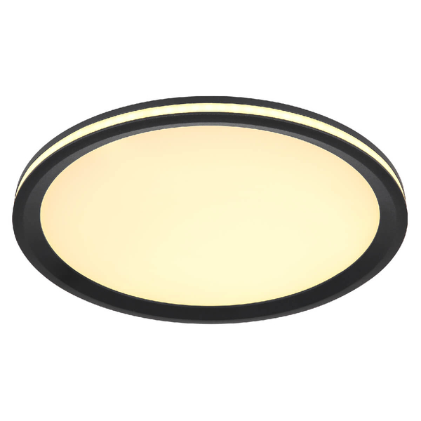 Okrągła lampa sufitowa Belissa 41588D LED 30W 3000K czarna biała