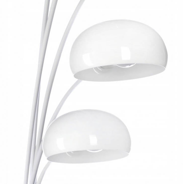 Podłogowa lampa do salonu PALP AZ2622 Azzardo wielopunktowa biały