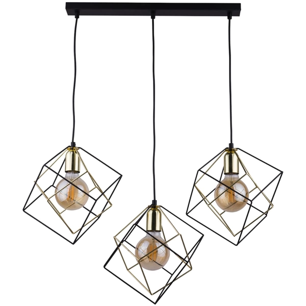 Lampa wisząca druciana Alambre 2699 TK Lighting industrialna czarna