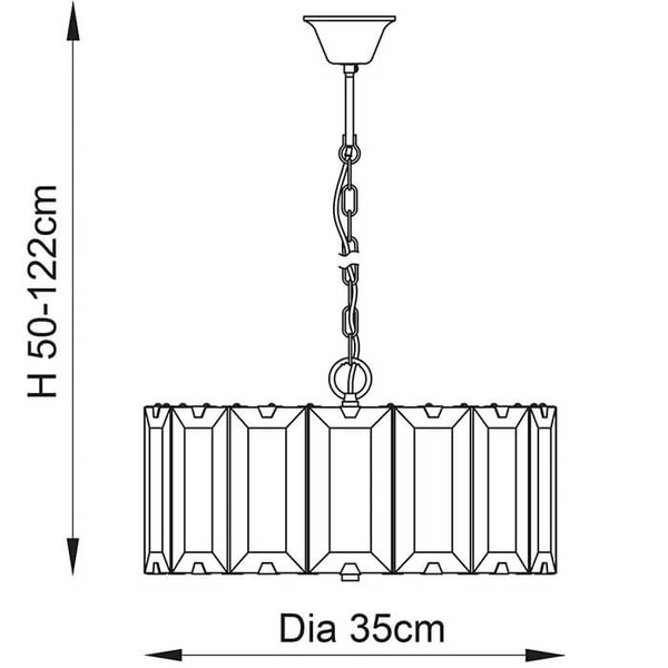 Szklana lampa wisząca nad stół Clooney 61281 loftowa przydymiony